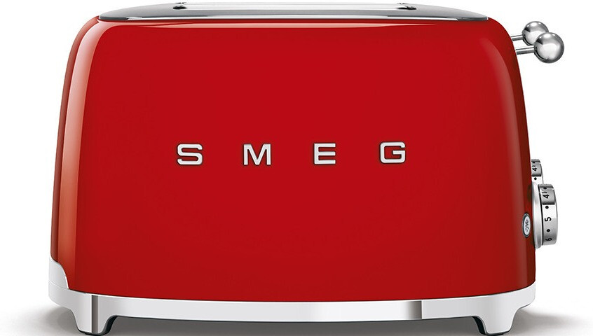 توستر چهار شیار اسمگ ایتالیا مدل SMEG TSF03RDEU - رنگ قرمز
